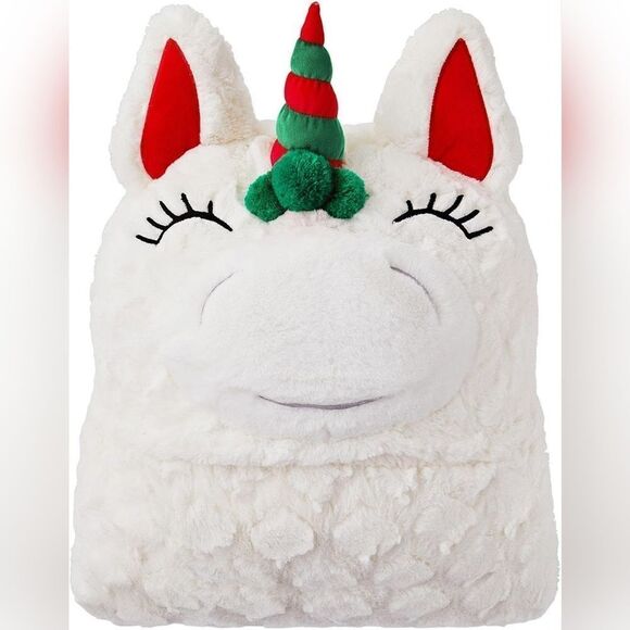 Cozy Critter Wrap Holiday Wrap w/Unicorn Design Pockets Comfy Cozy Warm - Picture 3 of 5